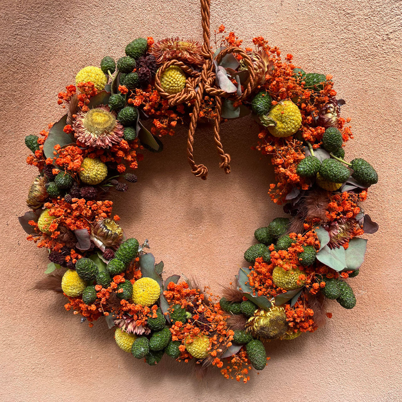 Sensommerkrans orange