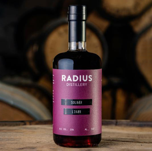 Solbær likør fra Radius Distillery