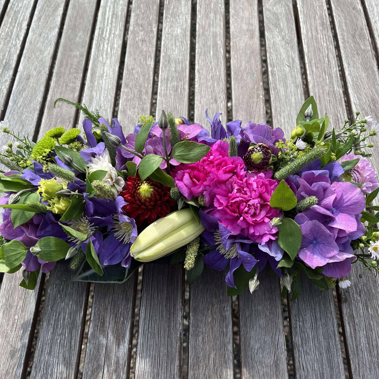 Dekoration med afskårne blomster