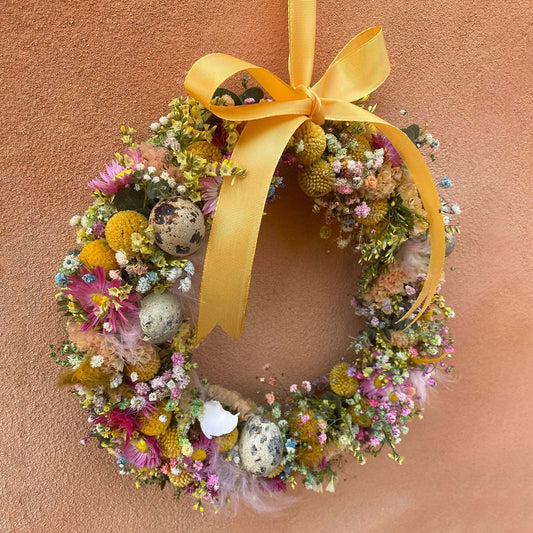 Krans til påske. Påskedekoration.