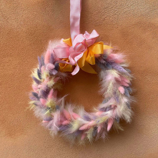 Påske krans med fjer