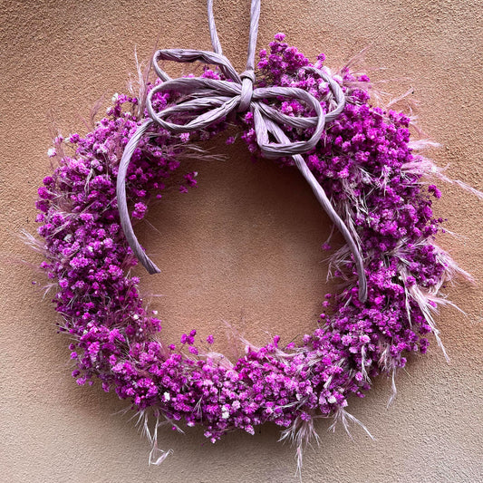 Sensommer krans lilla