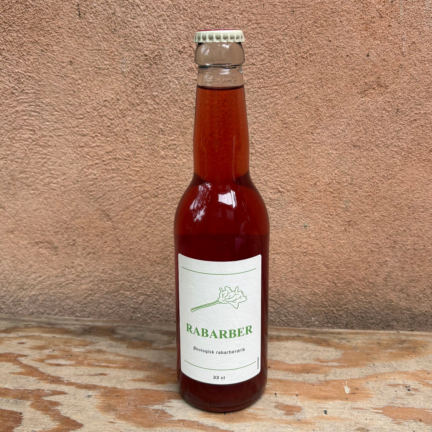 Økologisk rabarbersaft