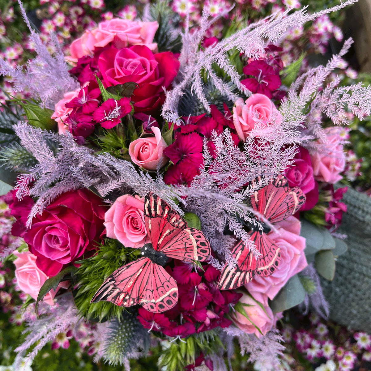 Dekoration med afskårne blomster