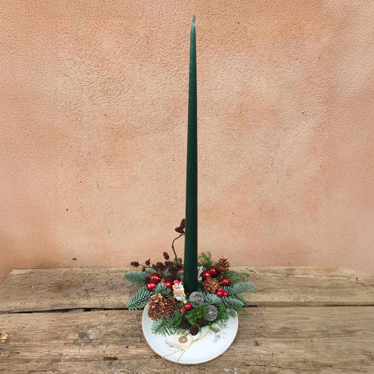 Juledekoration med lys