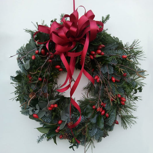 Krans til jul. Dørkrans.