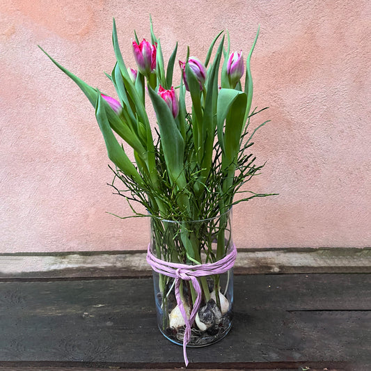 Dekoration med tulipaner