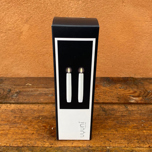 15,5 cm høje stagelys fra Uyuni med batteri