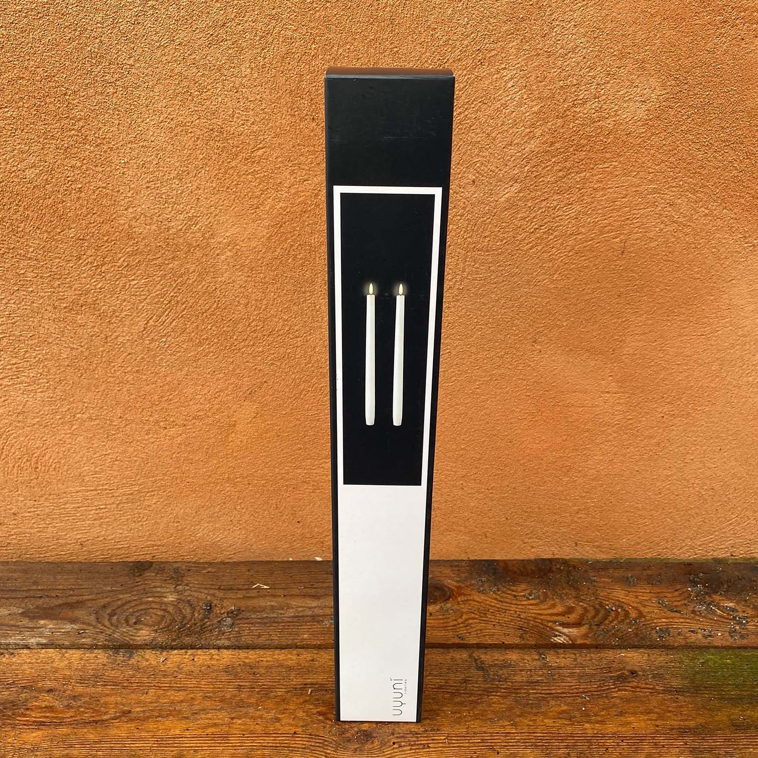 35 cm høje stagelys fra Uyuni med batteri