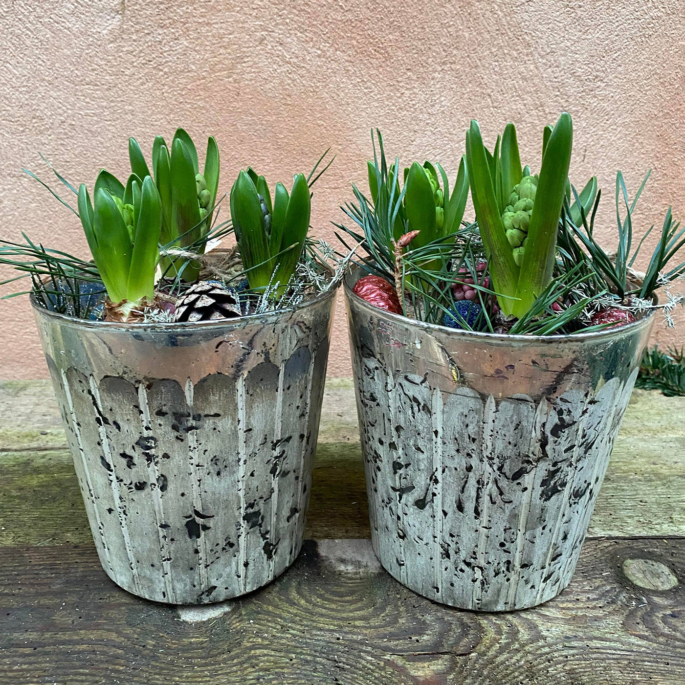 Dekoration med hyacinter